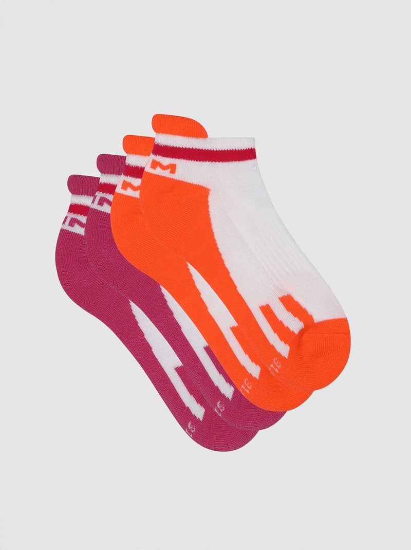 Calcetines Niña (2 Pares) Naranja - Kiabi