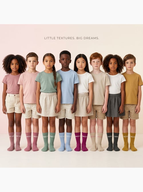 Calcetines Niña Lentejuelas Mensaje Humor OZABI Pack de 8 Pares - Kiabi Calcetines Niña Lentejuelas Mensaje Humor OZABI Pack de 8 Pares - Kiabi