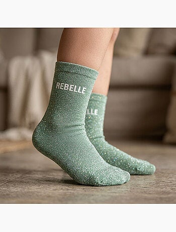 Calcetines niña lentejuelas mensaje humorístico OZABI pack 4 pares