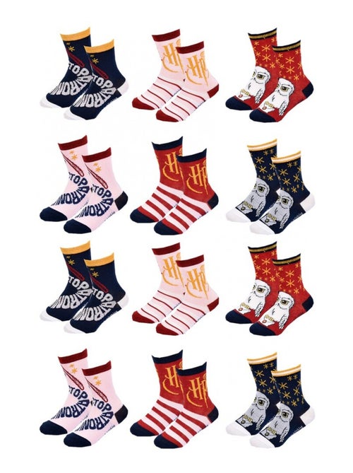 Calcetines Niña Licencia PACK DE 12 PARES HARRY POTTER - Kiabi