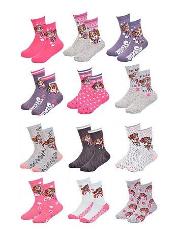 Calcetines Niña Licencia PACK DE 12 PARES PAW PATROL