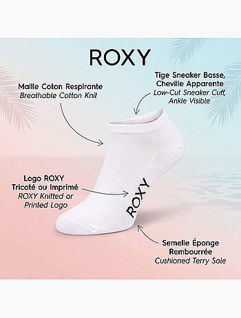Calcetines niña Sneaker Pack 6 ROXY - Algodón Transpirable