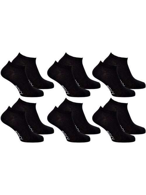 Calcetines niña Sneaker Pack 6 ROXY - Algodón Transpirable - Kiabi Calcetines niña Sneaker Pack 6 ROXY - Algodón Transpirable - Kiabi