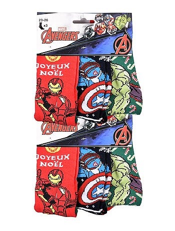 Calcetines Niño AVENGERS - Pack de 6