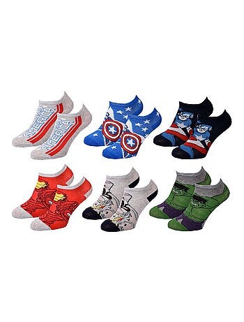 Calcetines Niño AVENGERS - Pack de 6