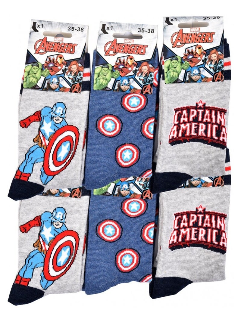 Calcetines niño DISNEY en Algodón - Pack de 10 Negro Multicolor Gris - Kiabi