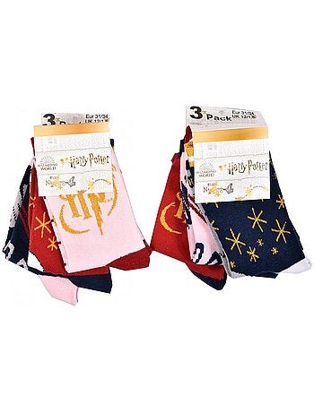 Calcetines Niño HARRY POTTER fantasía - Pack de 9