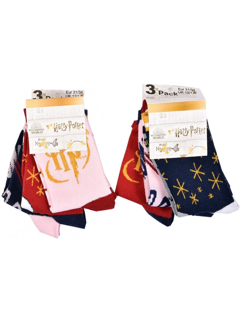Calcetines Niño HARRY POTTER fantasía - Surtido modelos fotos según llegadas - Pack de 9 Multicolor - Kiabi