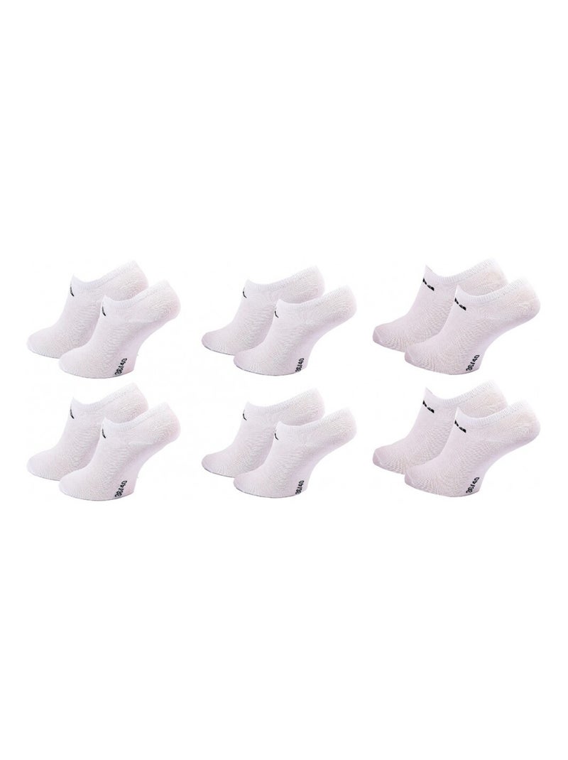 Calcetines Niño KAPPA SNEAKER - Pack de 6 Blanco - Kiabi
