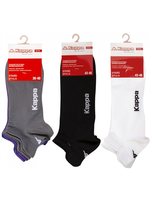 Calcetines Niño KAPPA Socquettes Tiges cortas - Pack de 9 - Kiabi