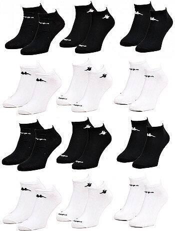 Calcetines Niño KAPPA Tobilleros Caña corta - Pack de 12