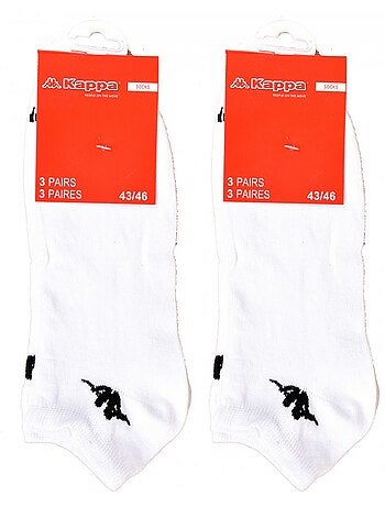 Calcetines Niño KAPPA Tobilleros de Algodón Mayoritario - Pack de 6