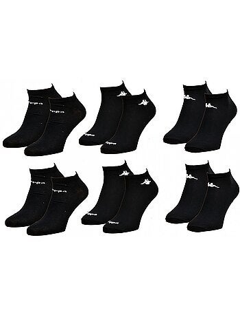 Calcetines Niño KAPPA Tobilleros de Algodón Mayoritario - Pack de 6