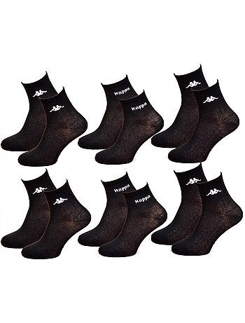 Calcetines Niño KAPPA Tobilleros de Algodón Mayoritario - Pack de 6