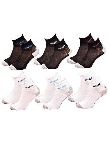 Calcetines Niño KAPPA Tobilleros en Algodón Mayoritario - Pack de 12