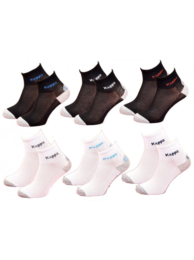 Calcetines Niño KAPPA Tobilleros en Algodón Mayoritario - Pack de 12 Multicolor - Kiabi