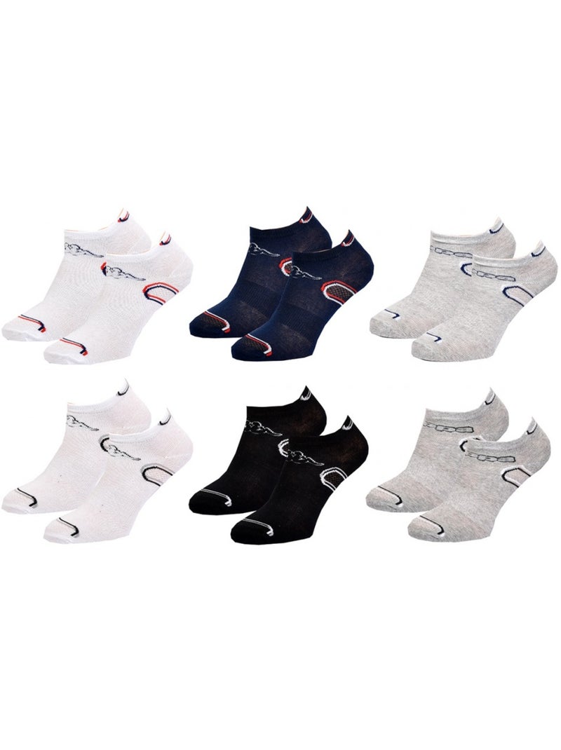Calcetines Niño KAPPA Tobilleros en Algodón Mayoritario - Pack de 12 Multicolor - Kiabi