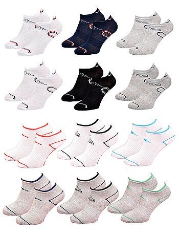 Calcetines Niño KAPPA Tobilleros en Algodón Mayoritario - Pack de 12