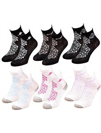 Calcetines Niño KAPPA Tobilleros en Algodón Mayoritario - Pack de 12