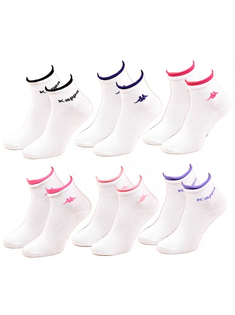 Calcetines Niño KAPPA Tobilleros en Algodón Mayoritario - Pack de 12 Multicolor - Kiabi