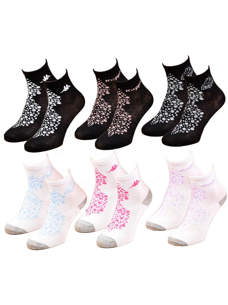 Calcetines Niño KAPPA Tobilleros en Algodón Mayoritario - Pack de 12 Multicolor - Kiabi