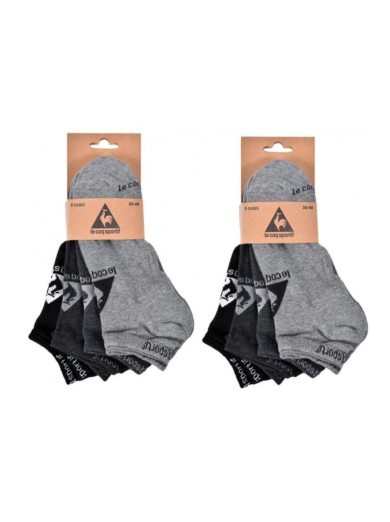 Calcetines Niño LE COQ SPORTIF - Pack de 12 Negro Multicolor Gris - Kiabi