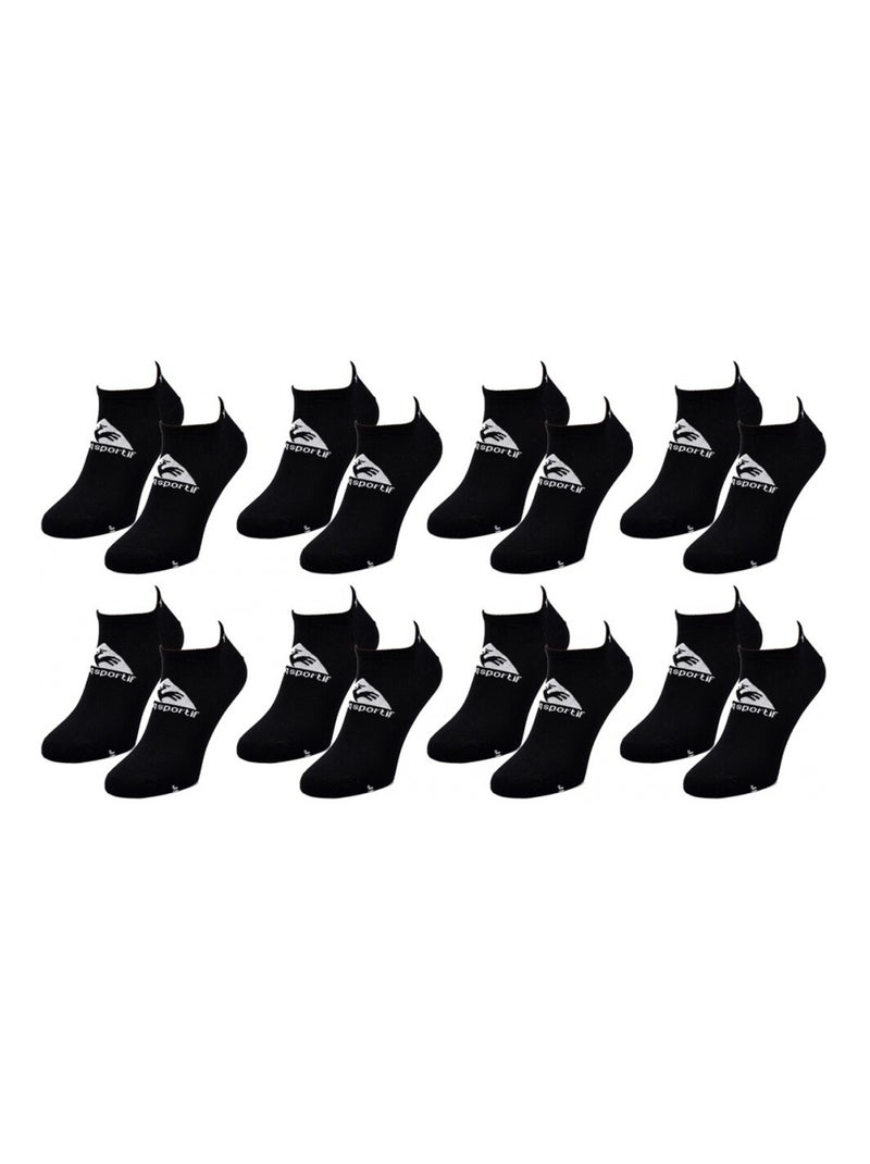 Calcetines Niño LE COQ SPORTIF - Pack de 8 Negro - Kiabi