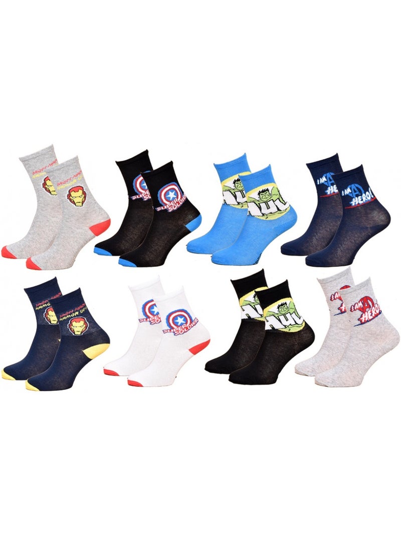 Calcetines niño Licencia Avengers fantasía - Pack de 9 Multicolor - Kiabi