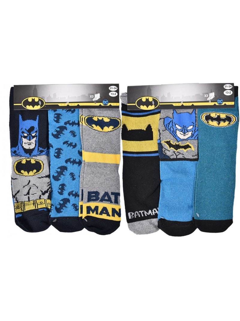 Calcetines Niño Licencia Comics Superhéroes Surtido - Pack de 6 Multicolor - Kiabi
