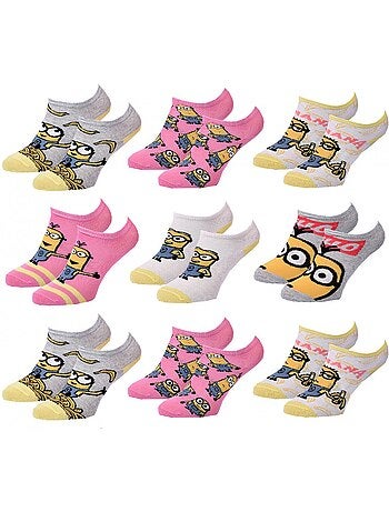 Calcetines niño Licencia MOI, MOCHE ET MECHANT fantasía Pack de 9