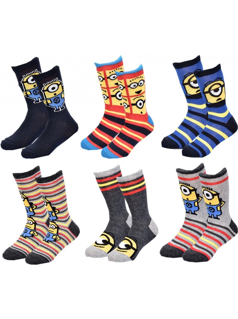 Calcetines niño Licencia MOI, MOCHE ET MECHANT fantasía Pack de 9 Multicolor - Kiabi
