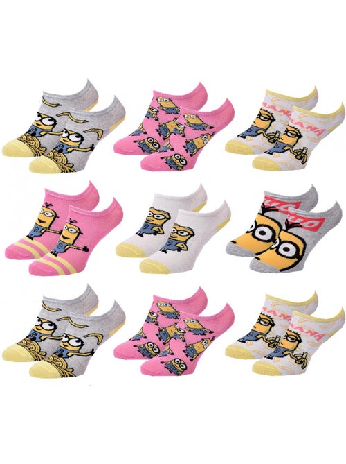 Calcetines niño Licencia MOI, MOCHE ET MECHANT fantasía Pack de 9 - Kiabi Calcetines niño Licencia MOI, MOCHE ET MECHANT fantasía Pack de 9 - Kiabi