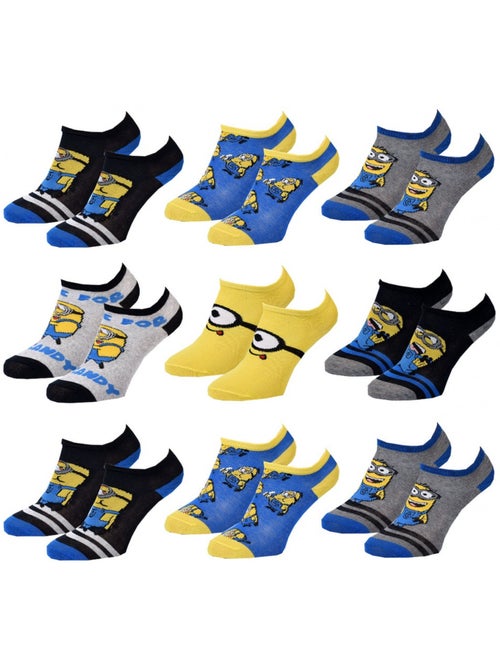 Calcetines niño Licencia MOI, MOCHE ET MECHANT fantasía Pack de 9 - Kiabi Calcetines niño Licencia MOI, MOCHE ET MECHANT fantasía Pack de 9 - Kiabi