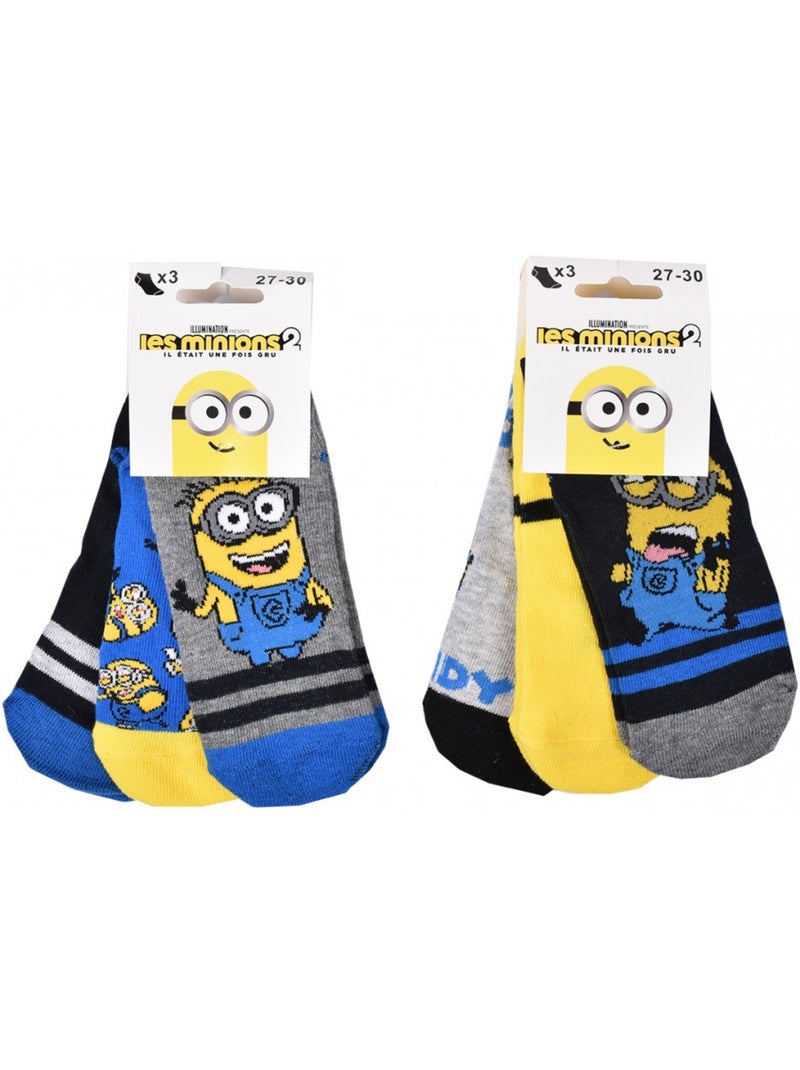Calcetines niño Licencia MOI, MOCHE ET MECHANT fantasía Pack de 9 Multicolor - Kiabi