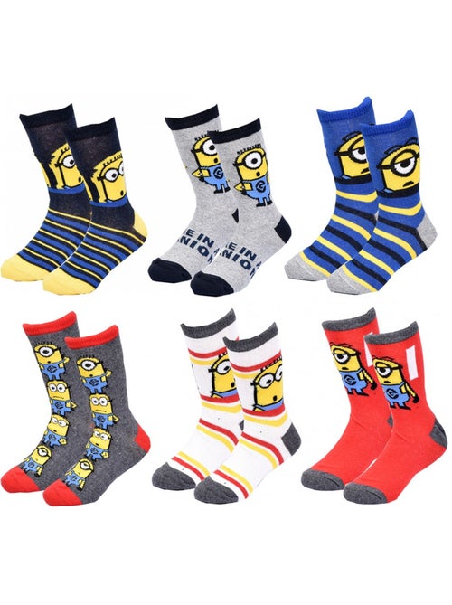 Calcetines niño Licencia MOI, MOCHE ET MECHANT fantasía Pack de 9 - Kiabi Calcetines niño Licencia MOI, MOCHE ET MECHANT fantasía Pack de 9 - Kiabi