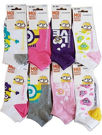 Calcetines niño Licencia MOI, MOCHE ET MECHANT fantasía Pack de 9