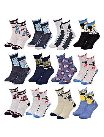 Calcetines Niño Licencia PACK DE 12 PARES DISNEY CLASSIC