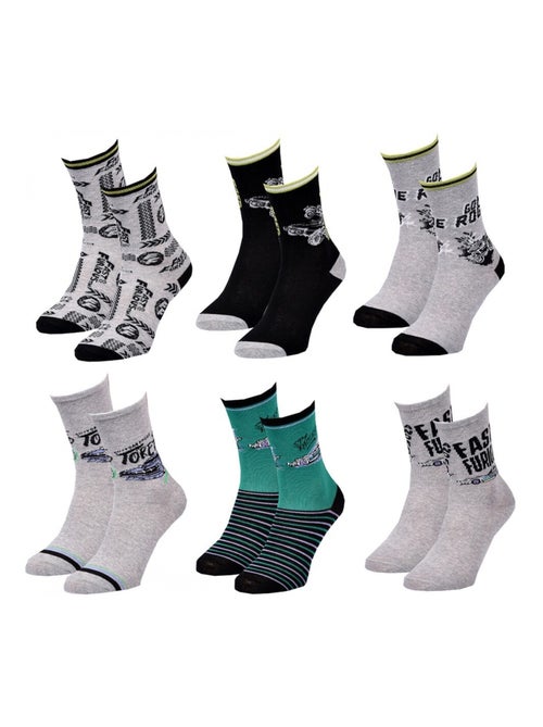 Calcetines Niño Licencia PACK DE 12 PARES FAST AND FURIOUS - Kiabi