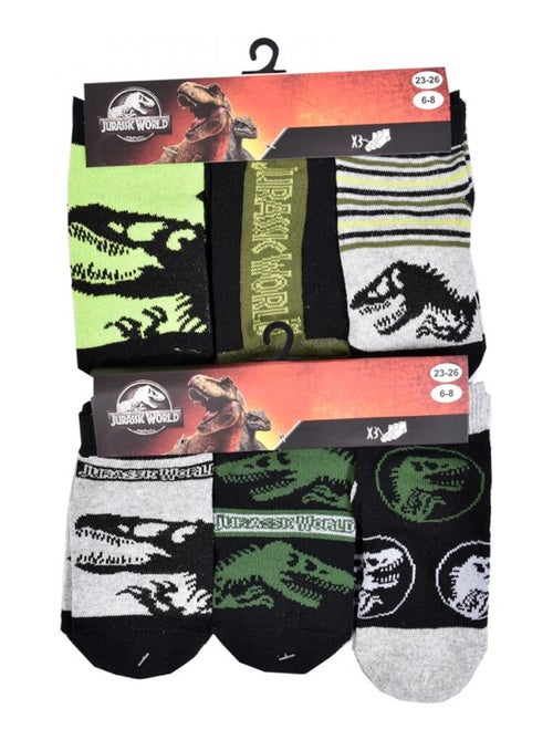 Calcetines Niño Licencia PACK DE 12 PARES JURASSIC PARK - Kiabi