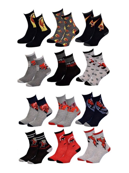 Calcetines Niño Licencia PACK DE 12 PARES LOS INDESTRUCTIBLES - Kiabi Calcetines Niño Licencia PACK DE 12 PARES LOS INDESTRUCTIBLES - Kiabi