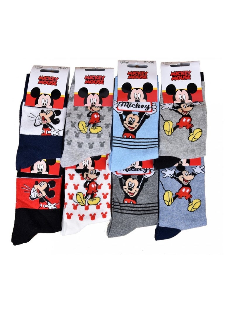 Calcetines Niño Licencia PACK DE 12 PARES MICKEY Negro Gris antracita Azul - Kiabi