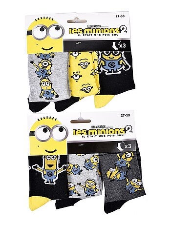 Calcetines Niño Licencia PACK DE 12 PARES MINIONS