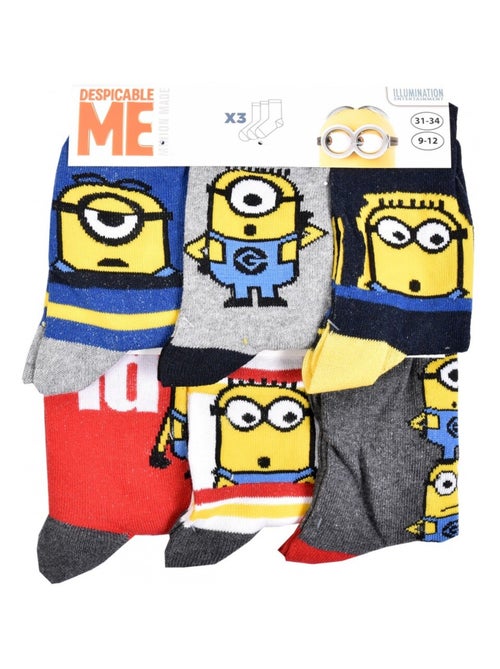 Calcetines Niño Licencia PACK DE 12 PARES MINIONS - Kiabi