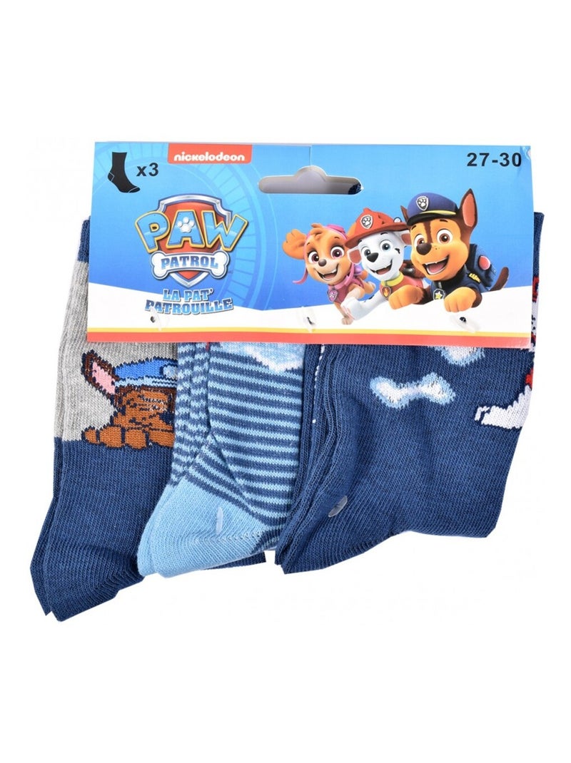 Calcetines Niño Licencia PACK DE 12 PARES PAT PATROL Azul Multicolor Azul - Kiabi