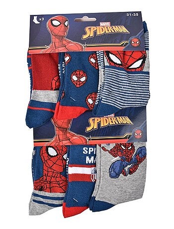 Calcetines Niño Licencia PACK DE 12 PARES SPIDERMAN