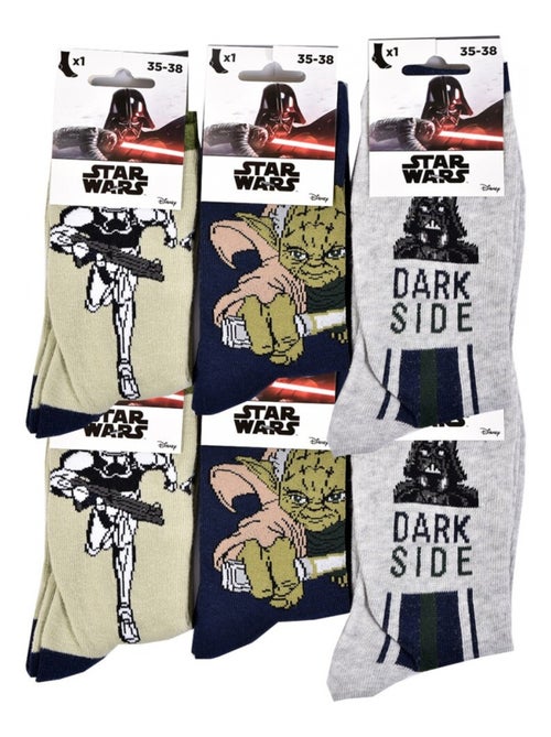 Calcetines Niño Licencia PACK DE 12 PARES STAR WARS - Kiabi