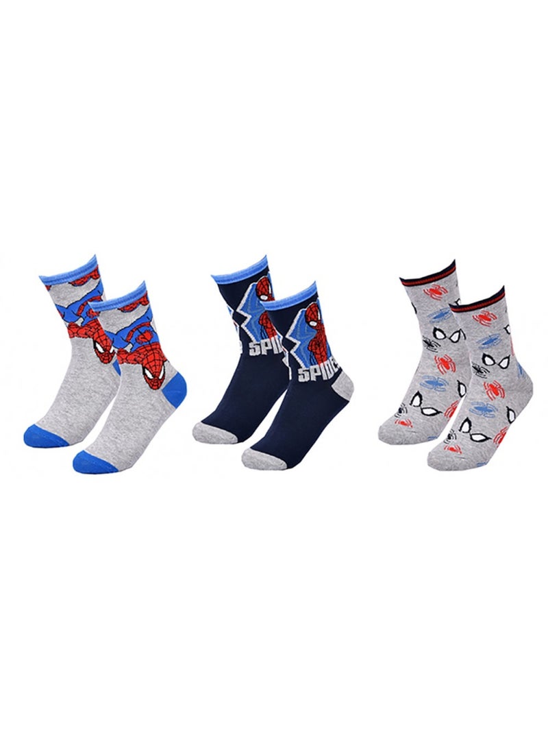 Calcetines Niño Licencia PACK DE 3 PARES Azul crudo Gris - Kiabi