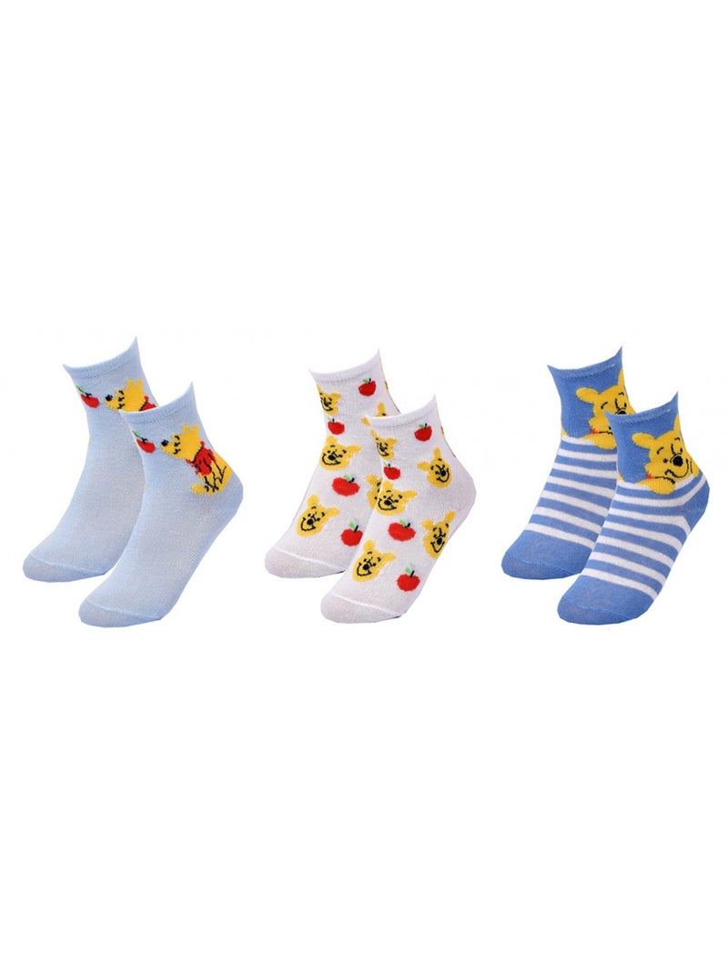 Calcetines Niño Licencia PACK DE 3 PARES Gris naranja claro azul - Kiabi