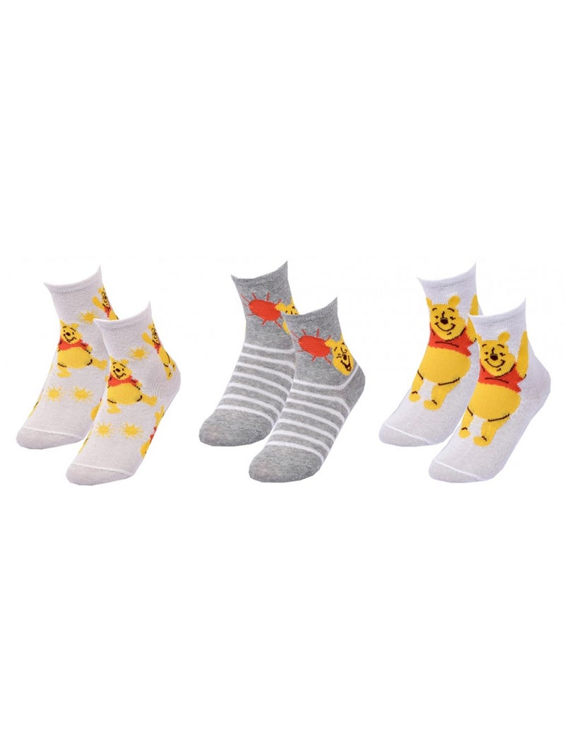 Calcetines Niño Licencia PACK DE 3 PARES Gris naranja claro gris - Kiabi