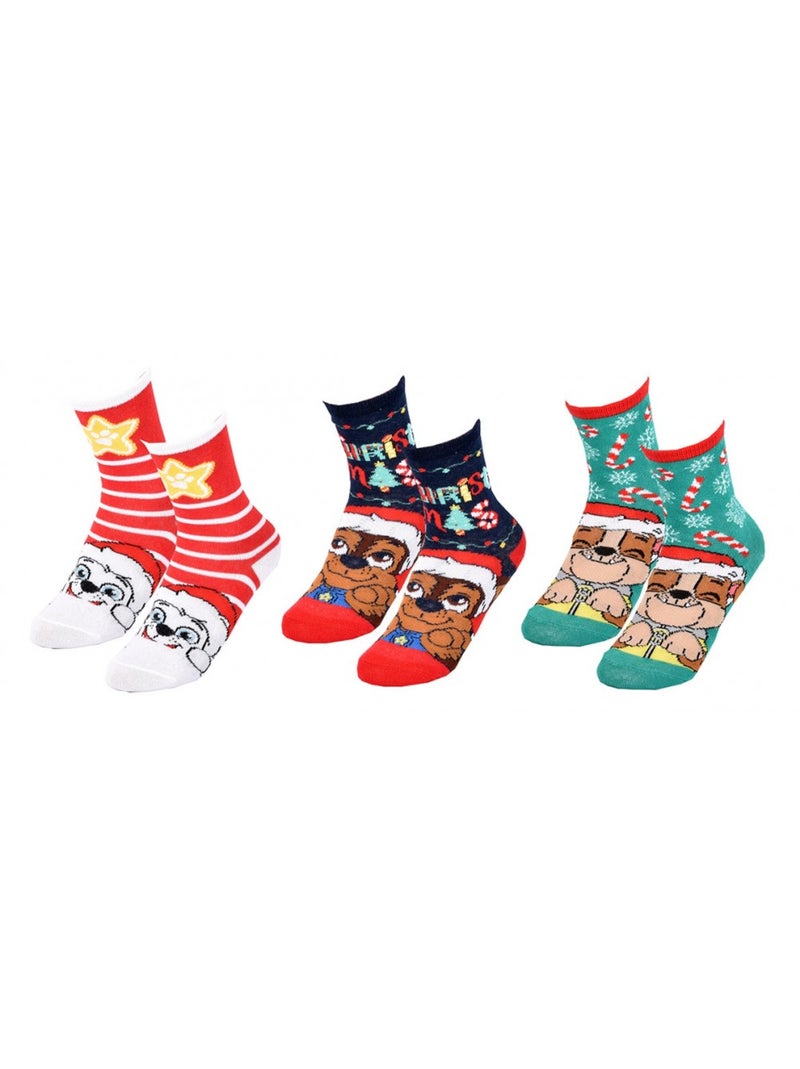 Calcetines Niño Licencia PACK DE 3 PARES Verde bosque - Kiabi